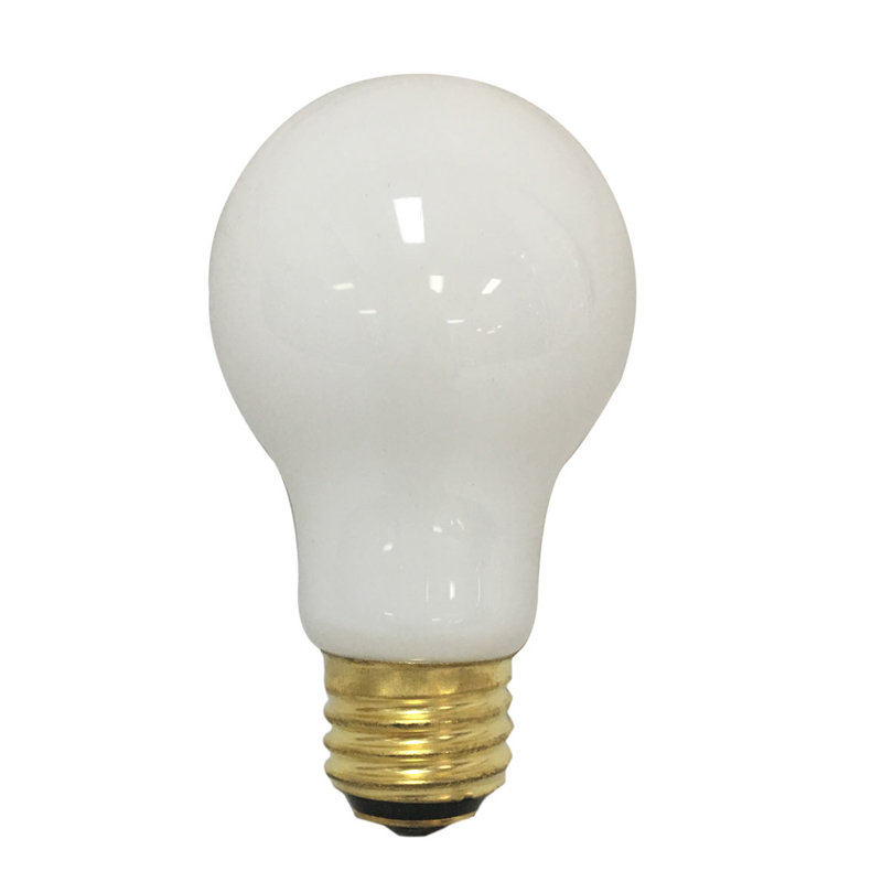 RoyalDesigns 100 Watt A19 Incandescent NonDimmable Light Bulb E26